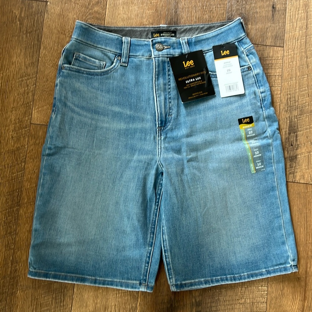 Lee Women's Light Blue Jean Shorts